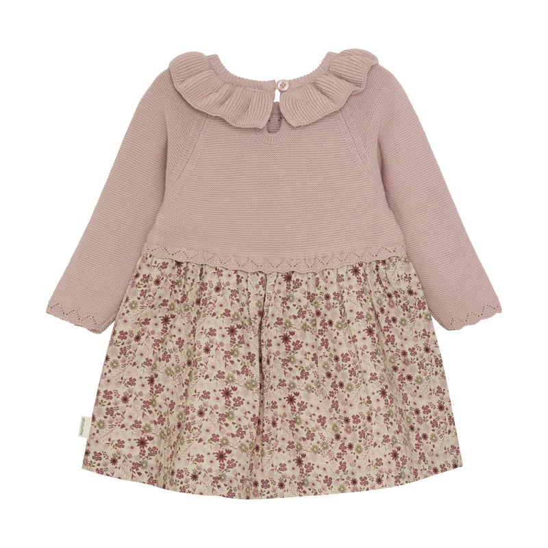 minymo Strik Kjole - Shadow Gray