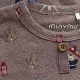 minymo Body - Dark Brown Melange