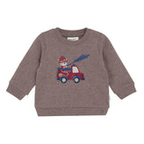 minymo Sweatshirt - Dark Brown Melange