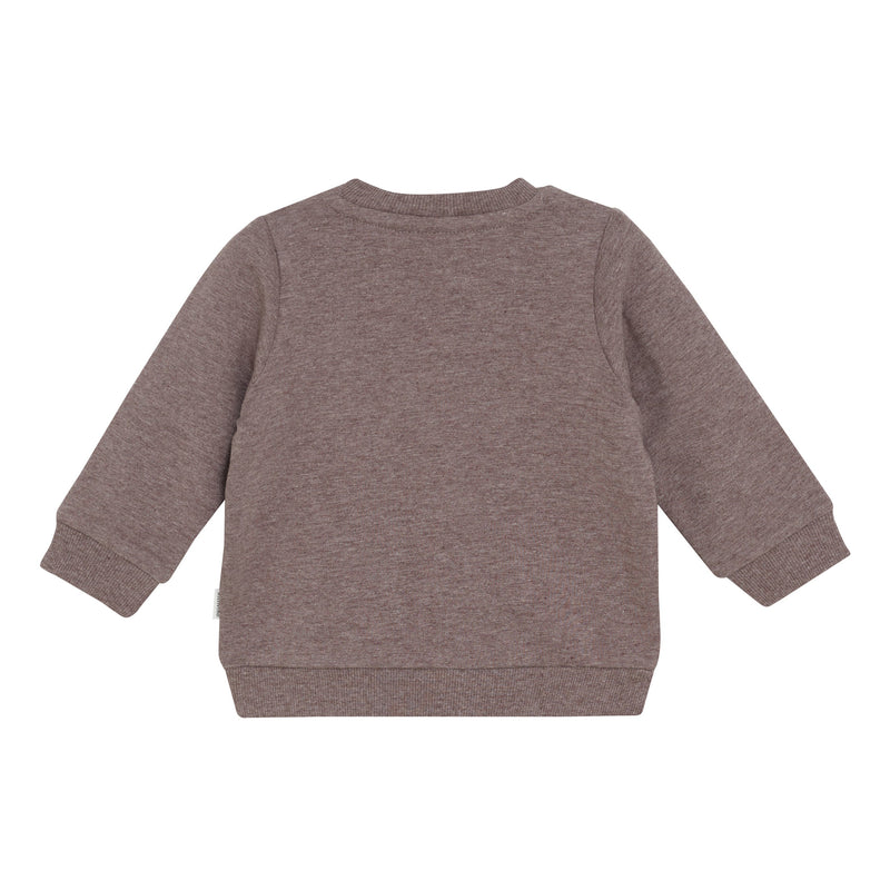 minymo Sweatshirt - Dark Brown Melange