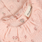 minymo Kjole - Peach Blush Flower