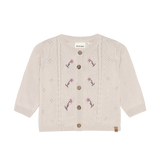 Minymo Strik Cardigan - Pink Tint