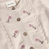 Minymo Strik Cardigan - Pink Tint