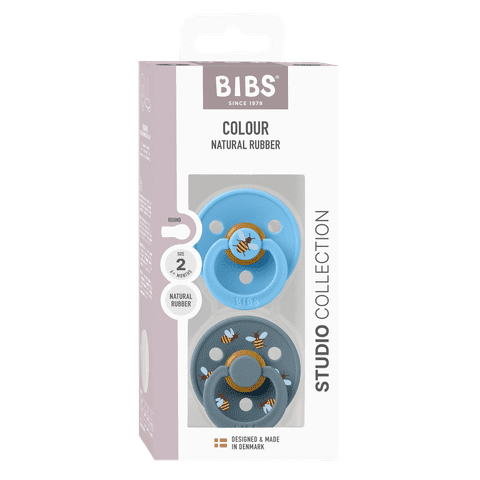 Bibs Studio Colour Natural Bumblebee, 2 pack - Breeze Mix