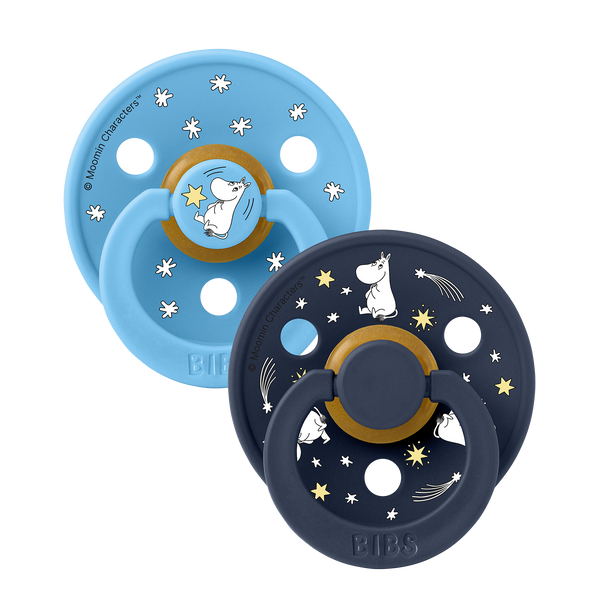 Bibs x Moomin Colour Natural, 2-pack - Breeze Mix