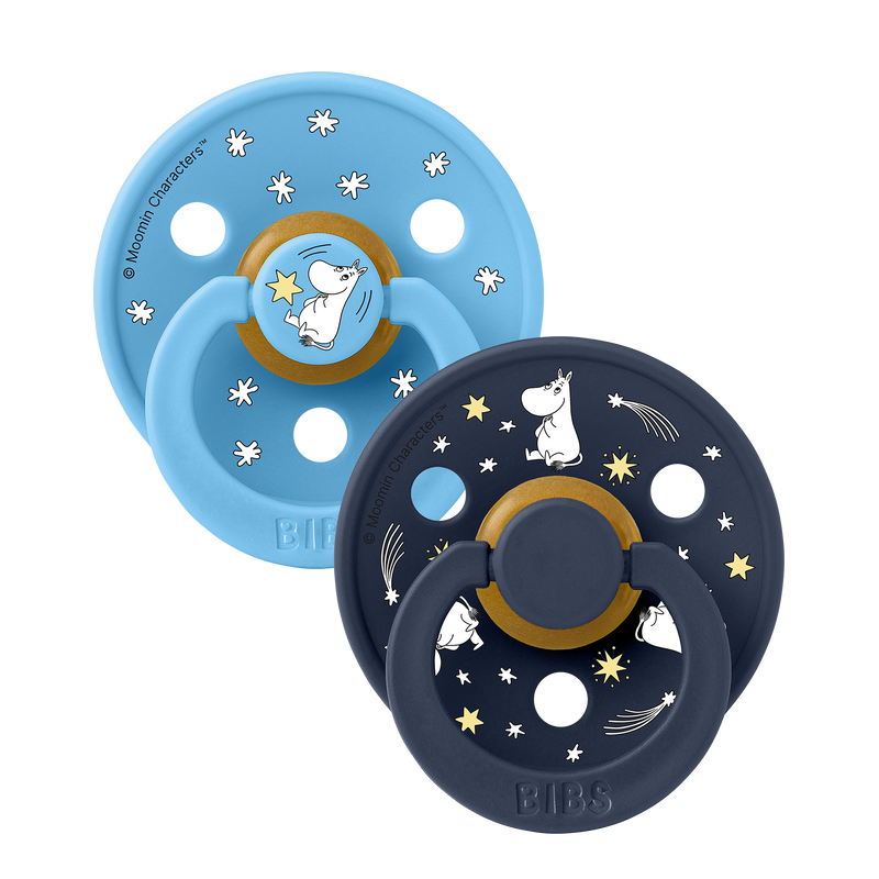 Bibs x Moomin Colour Natural, 2-pack - Breeze Mix