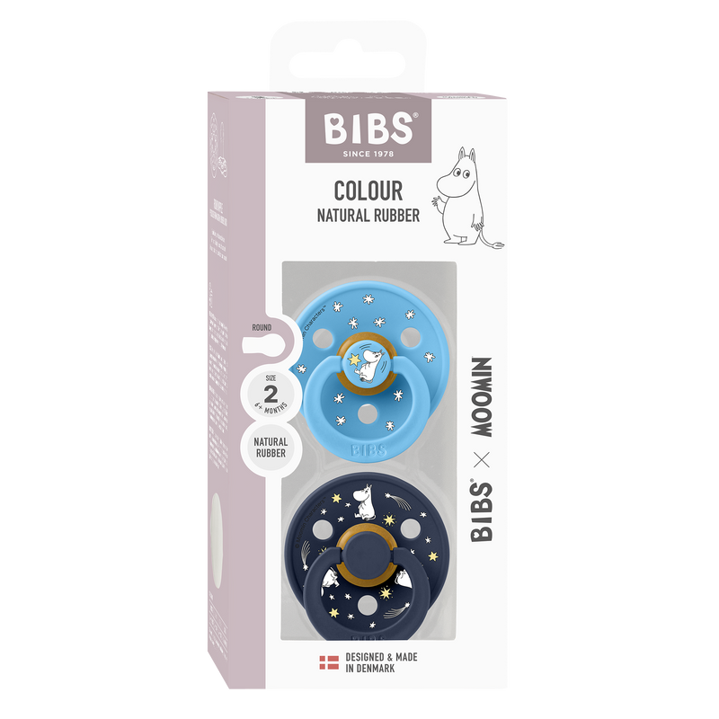 Bibs x Moomin Colour Natural, 2-pack - Breeze Mix