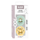 Bibs x Moomin Colour Natural, 2-pack - Nordic Mint Mix
