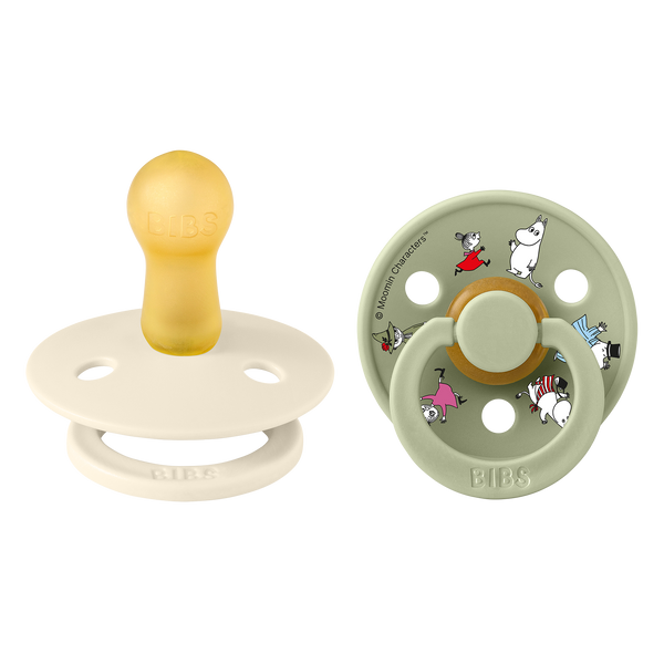 Bibs x Moomin Colour Natural, 2-pack - Ivory mix