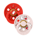 Bibs x Moomin Colour Natural, 2-pack - Candy Apple Mix