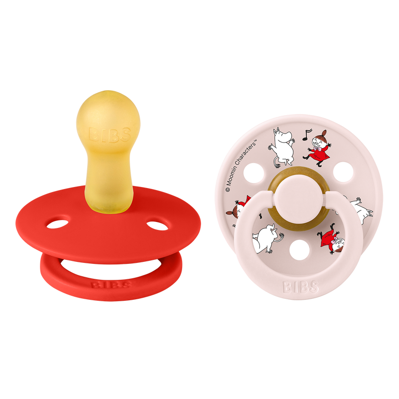 Bibs x Moomin Colour Natural, 2-pack - Candy Apple Mix