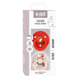 Bibs x Moomin Colour Natural, 2-pack - Candy Apple Mix