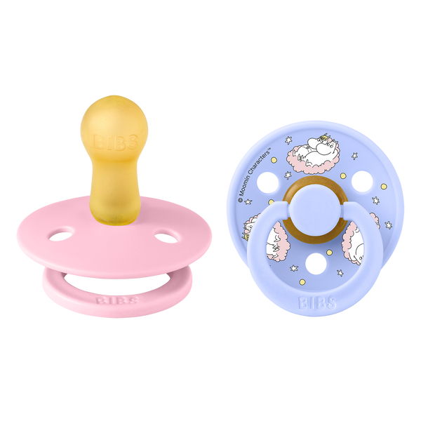 Bibs x Moomin Colour Natural, 2-pack - Baby Pink Mix