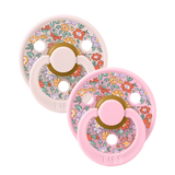 Bibs x Liberty Colour Natural, 2-pak - Oscar Meadow Petal Mix