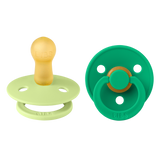 Bibs Colour Natural Rubber, 2-pak - Matcha/Cactus