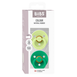 Bibs Colour Natural Rubber, 2-pak - Matcha/Cactus
