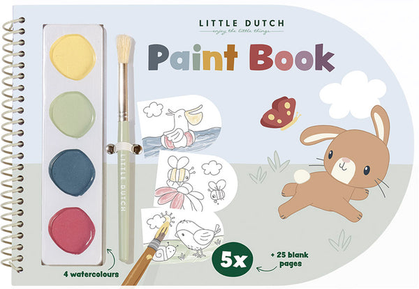 Little Dutch Malebog m. pensel & farve