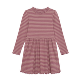 Minymo Rib Kjole - Nostalgia Rose