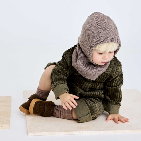 bisgaard Barefoot Uld Hjemmesko - Brown