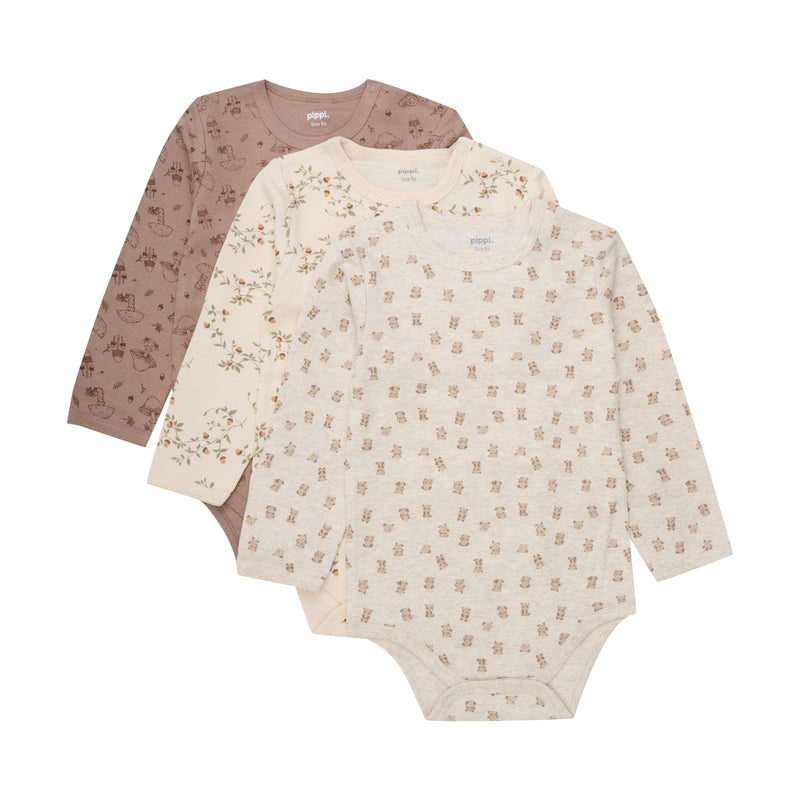 Pippi Body m. langt ærme - Off White