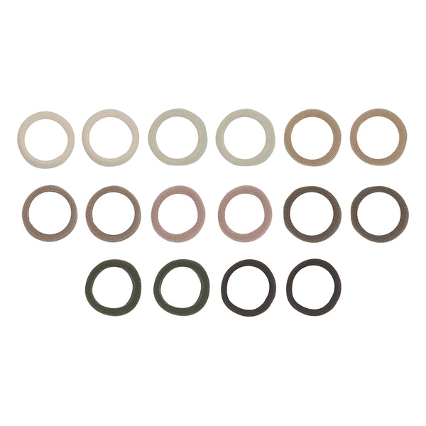 Mimi & Lula 16 hårelastikker - Mini Towelling Prairie Girl