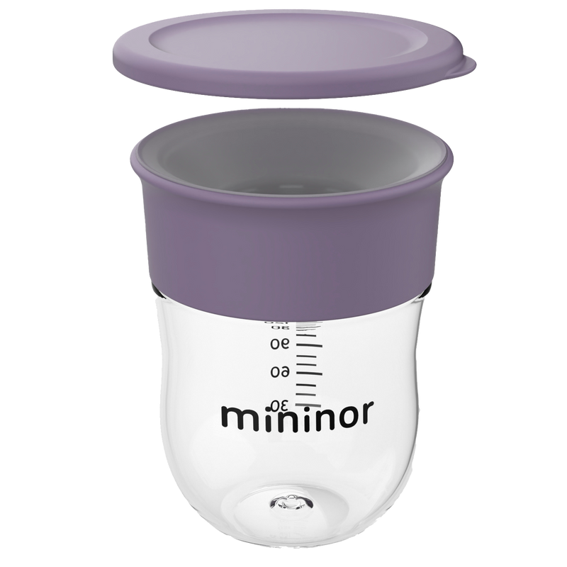 Mininor 360° Trænings Kop, 220 ml. - Syren