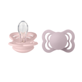 Bibs Supreme Silicone, 2-pack - Blossom/Dusky Lilac