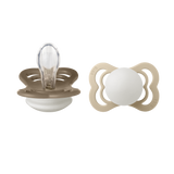 Bibs Supreme Silicone, 2-pak - Vanilla/Dark Oak Night