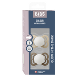 Bibs Supreme Silicone, 2-pak - Vanilla/Dark Oak Night