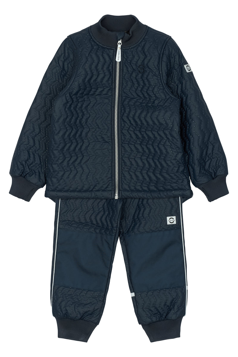 Mikk-Line Duvet Termotøj m. fleece - Blue Nights