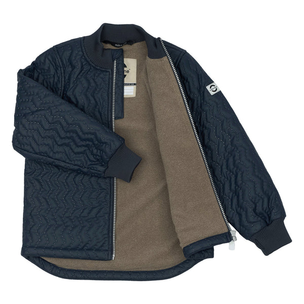 Mikk-Line Duvet Termotøj m. fleece - Blue Nights
