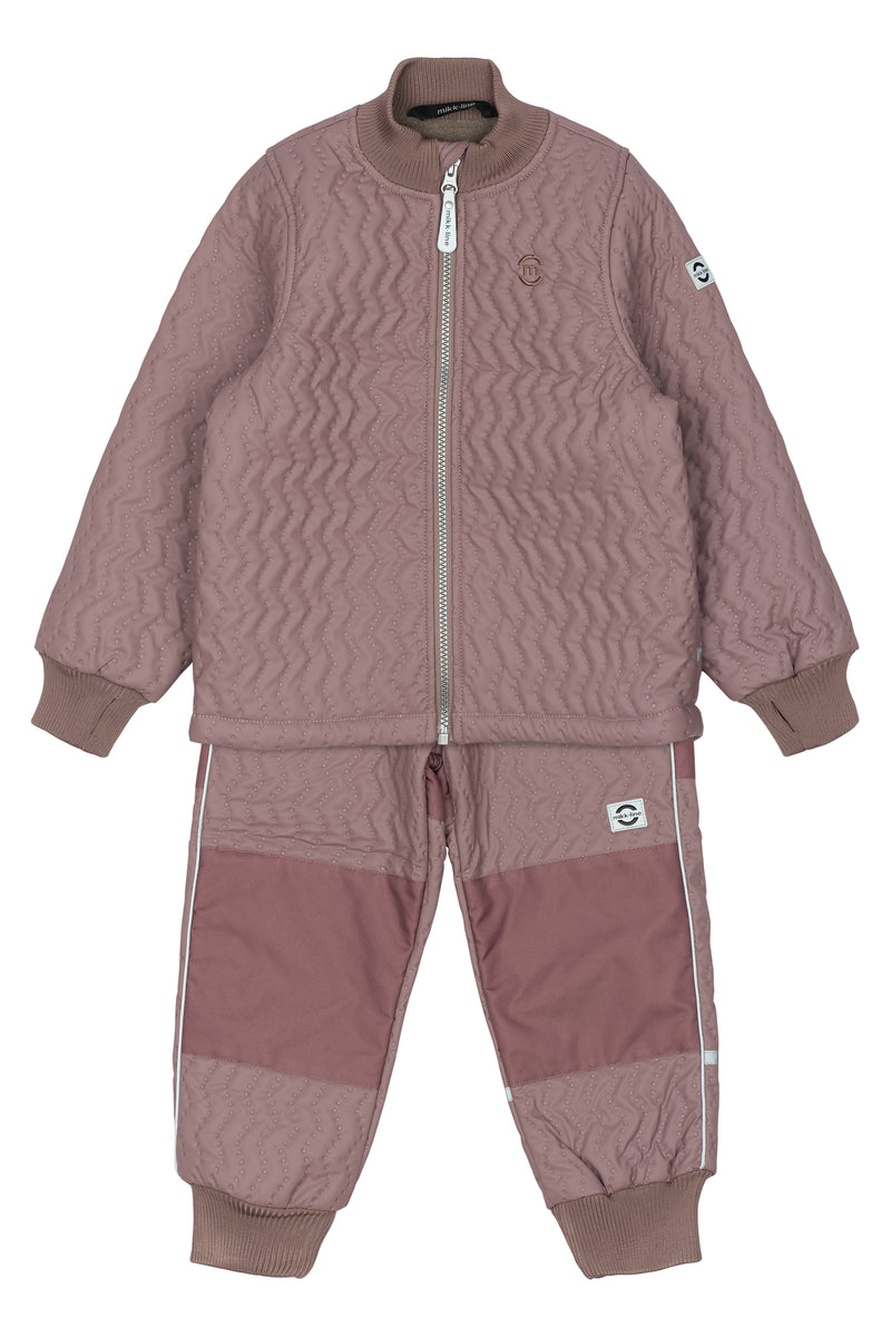 Mikk-Line Duvet Termotøj m. fleece - Twilight Mauve