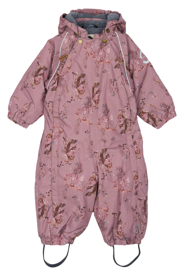 Mikk-Line Flyverdragt - Floral Twilight Mauve