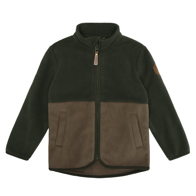 Mikk-Line Fleece Jakke, Recycled - Rifle Green