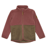 Mikk-Line Fleece Jakke, Recycled - Rose Brown