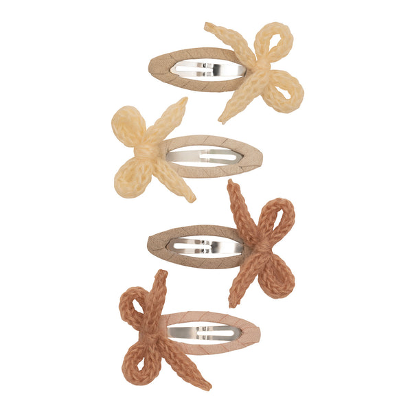 Mimi & Lula 4 hårspænder - Granny Bow Kitty