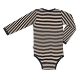 Mads Nørgaard Soft Duo Striped Body - Off White/Black/Navy