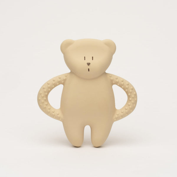 moonie Natural Rubber Bidering, Bear - Sand