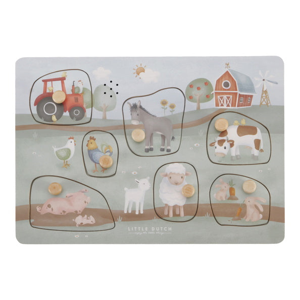 Little Dutch Puslespil m. lyd - Little Farm