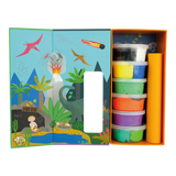 Floss & Rock Selvhærdende Ler - Dino