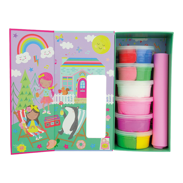 Floss & Rock Selvhærdende Ler - Rainbow Fairy