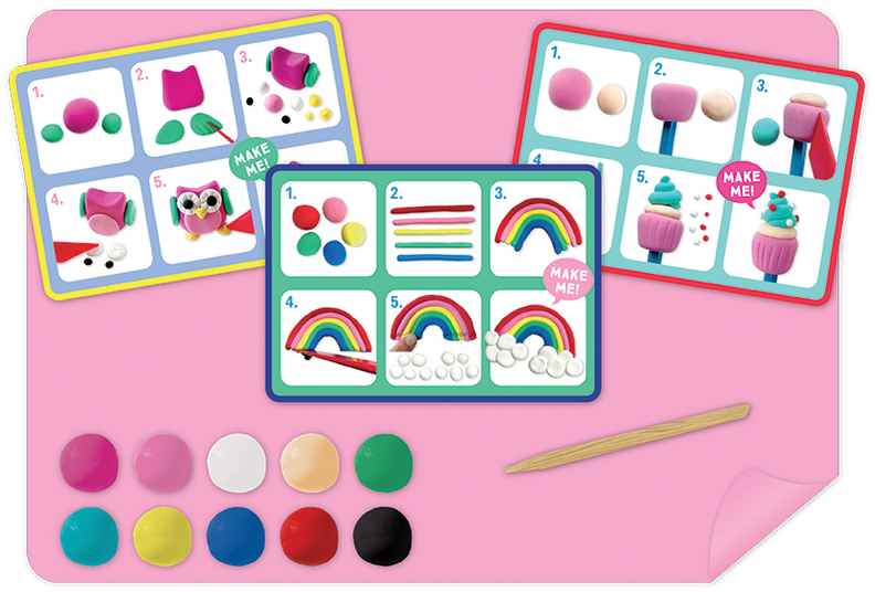 Floss & Rock Selvhærdende Ler - Rainbow Fairy