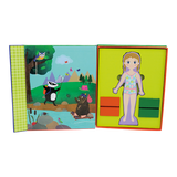 Floss & Rock Magnetisk Påklædningsfigur - Adventure