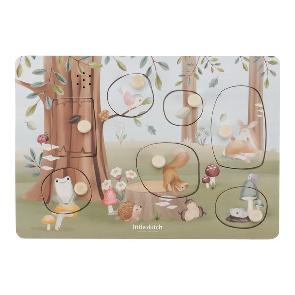 Little Dutch Puslespil m. lyd - Forest Friends