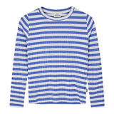 Mads Nørgaard 5x5 Stripe Talika Bluse - Amparo Blue