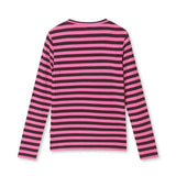 Mads Nørgaard 5x5 Stripe Talika Bluse - Plum Perfect