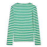 Mads Nørgaard 5x5 Stripe Talika Bluse - Verdant Green