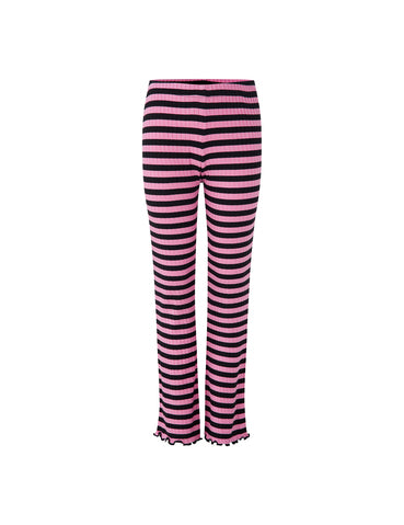 Mads Nørgaard 5x5 Stripe Lala Leggings - Begonia Pink