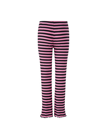 Mads Nørgaard 5x5 Stripe Lala Leggings - Begonia Pink