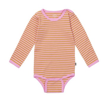 Mads Nørgaard Soft Duo Striped Body - Begonia Pink/Tinsel